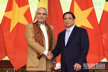 [Ảnh] Thủ tướng Phạm Minh Chính hội kiến Tổng thống Timor-Leste Jose Ramos-Horta