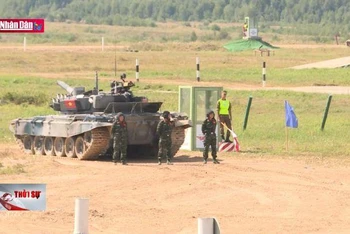 Đội tuyển xe tăng Việt Nam ra quân tại Army games 2022