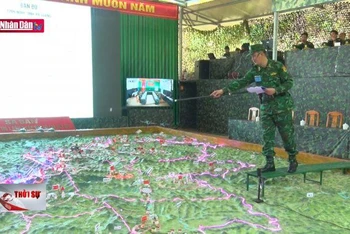 Bộ đội biên phòng Hà Giang diễn tập phòng thủ bảo vệ biên giới