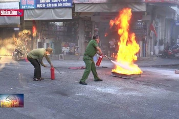 Tổ liên gia phòng cháy chữa cháy đầu tiên ở khu vực phố cổ Hà Nội