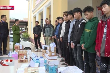 Thái Nguyên bắt giữ 13 đối tượng mua bán tàng trữ trái phép pháo nổ
