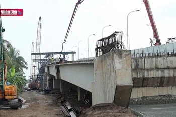 Gấp rút thi công dự án mở rộng quốc lộ 1 nối Hậu Giang - Sóc Trăng