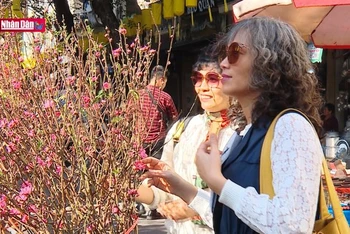 Chợ hoa ngày Tết - Sắc thái văn hóa của người Hà Nội