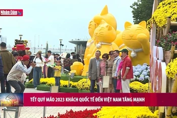 Tết Quý Mão 2023 khách quốc tế đến Việt Nam tăng mạnh