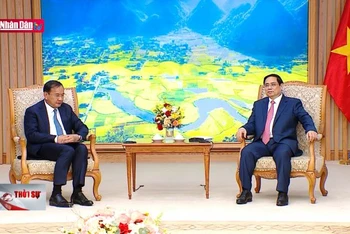 Thủ tướng tiếp Bộ trưởng Ngoại giao và hợp tác quốc tế Campuchia