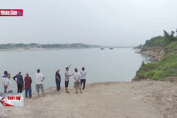 Phú Thọ đầu tư 15 tỉ đồng kè khẩn cấp bờ sông Đà bị sạt lở