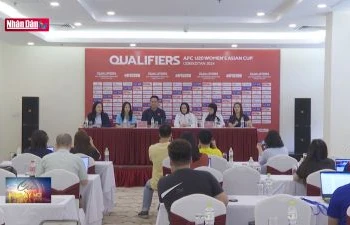 Họp báo Vòng loại thứ hai - Giải Bóng đá nữ U20 châu Á năm 2024