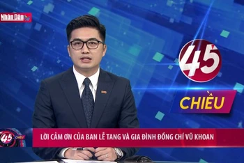 Lời cảm ơn của Ban Lễ tang và gia đình đồng chí Vũ Khoan