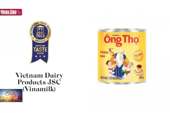Thương hiệu sữa Việt Nam đầu tiên có sản phẩm đạt 3 sao về vị ngon