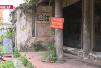 Ngôi chùa gần 700 tuổi ở ngoại thành Hà Nội xuống cấp nghiêm trọng