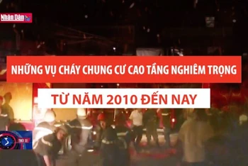 Những vụ cháy chung cư cao tầng nghiêm trọng từ năm 2010 đến nay