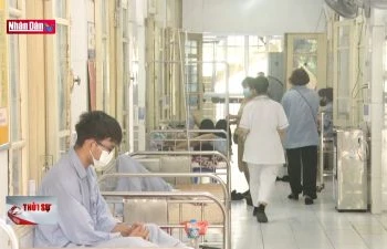 Số lượng bệnh nhân sốt xuất huyết tăng vọt trong bệnh viện tại Hà Nội