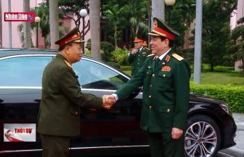 Thặt chặt hợp tác Quốc phòng Việt Nam - Lào