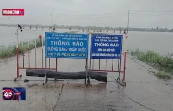 Nhiều tuyến quốc lộ, tỉnh lộ qua Quảng Nam ngập sâu, giao thông chia cắt