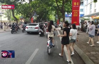 Đề xuất thí điểm hai tuyến đường dành cho xe đạp ở Hà Nội