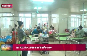 Trẻ mắc cúm A tại Ninh Bình tăng cao