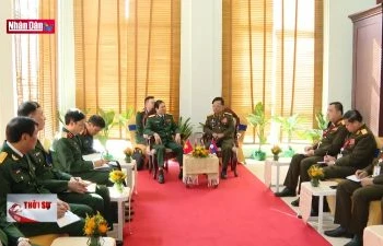 Gặp gỡ song phương giữa Bộ Quốc phòng Việt Nam và Lào, Campuchia