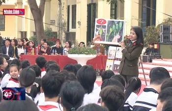 Công an Hà Nội tăng cường tuyên truyền tác hại ma túy tại trường học