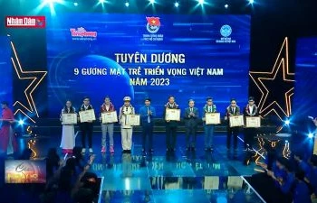 Tuyên vinh các gương mặt trẻ Việt Nam tiêu biểu năm 2023