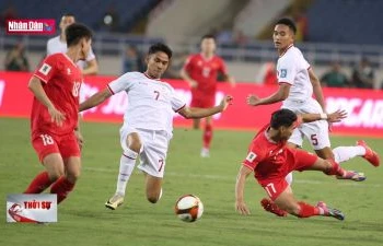 Việt Nam thua đậm Indonesia ở vòng loại Wolrd Cup 2026