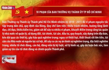 Xem xét, thi hành kỷ luật tổ chức đảng, đảng viên