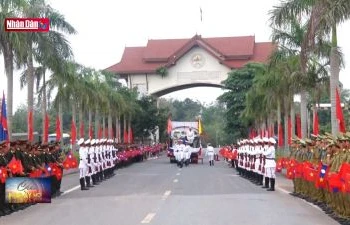 Quảng Trị: Truy điệu và an táng 12 hài cốt liệt sĩ hy sinh tại Lào