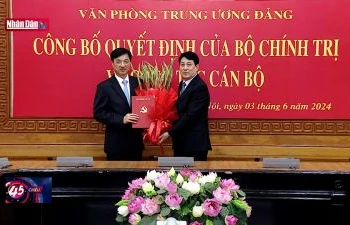 Đồng chí Nguyễn Duy Ngọc giữ chức Chánh Văn phòng Trung ương Đảng