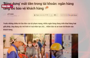 Cảnh báo thủ đoạn chiếm đoạt tiền trong tài khoản ngân hàng