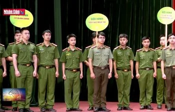 Công an Thủ đô xuất quân 8 đội hình thanh niên tình nguyện hè