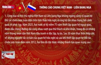Thông cáo chung Việt Nam - Liên bang Nga