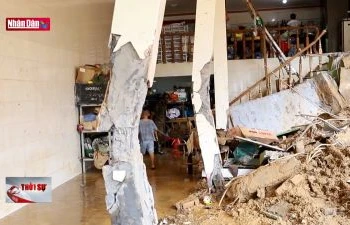 Hà Giang: Khắc phục tình trạng đổ sập nhà cửa do sạt lở đất