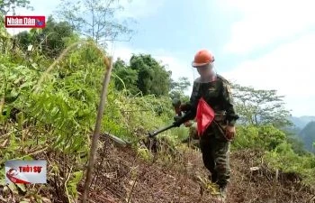 Kiểm tra công tác rà phá bom mìn, vật nổ