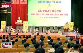 Công an Thủ đô phát động hành trình ''giọt máu nghĩa tình''