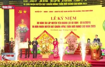 Huyện Yên Khánh đạt chuẩn nông thôn mới nâng cao