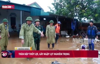 Tràn đập thủy lợi, gây ngập lụt nghiêm trọng