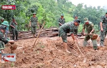 Băng rừng cứu nhân dân thoát khỏi sạt lở đất