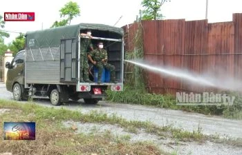 Thái Nguyên: Thu dọn vệ sinh, xử lý môi trường sau lũ