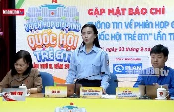 "Quốc hội trẻ em" sẽ thảo luận về những chủ đề thiết thực