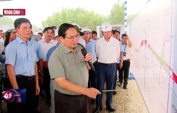 Thủ tướng kiểm tra tiến độ thi công cao tốc Biên Hòa - Vũng Tàu