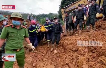 Tìm thấy nạn nhân cuối cùng trong vụ sạt lở đất tại quốc lộ 2