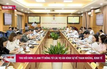 Thu hồi hơn 22.000 tỷ đồng từ các vụ án hình sự về tham nhũng, kinh tế