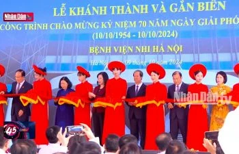 Bệnh viện Nhi đầu tiên của Hà Nội chính thức đi vào hoạt động