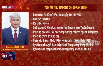 Tóm tắt tiểu sử đồng chí Đỗ Văn Chiến