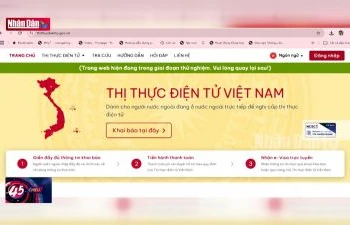 Bộ Công an thêm một cổng đăng ký cấp thị thực điện tử