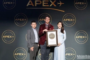 Vietnam Airlines được vinh danh là “Hãng hàng không quốc tế 5 sao” do Tổ chức The Airline Passenger Experience Association (APEX) trao tặng.