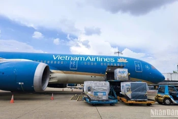 Chỉ sau 2 ngày triển khai, Vietnam Airlines Group đã vận chuyển gần 30 tấn hàng hóa gồm áo phao, thuốc men, thực phẩm, đồ uống,... đến đồng bào lũ lụt.