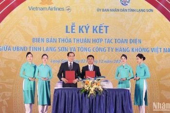 Vietnam Airlines và tỉnh Lạng Sơn ký hợp tác toàn diện giai đoạn 2025–2030 để quảng bá xúc tiến đầu tư, thương mại, du lịch và hàng không.