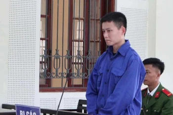 Bị cáo Nguyễn Tuấn Anh tại phiên tòa.
