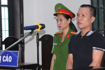 Bị cáo Đinh Khương Linh tại phiên tòa.