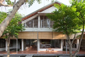 Công trình đoạt giải Vàng năm 2021 của các KTS. Phan Lâm Nhật Nam, Trần Cẩm Linh ở thể loại Kiến trúc nhà ở–Hạng mục Nhà ở nông thôn. (Ảnh: Tạp chí Kiến trúc)